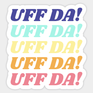 Uff da! Sticker